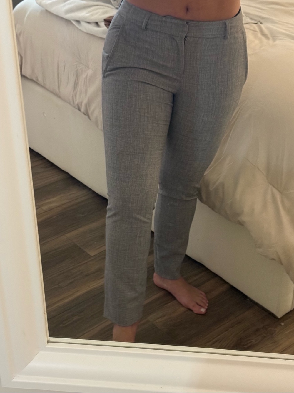 Banana Republic Light Gray Dress Pants